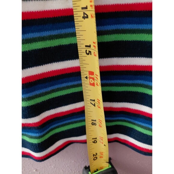 Rugged Bear Interlock Stripe Turtleneck Long Sleeve Kids Top Size 8 - Picture 7 of 8